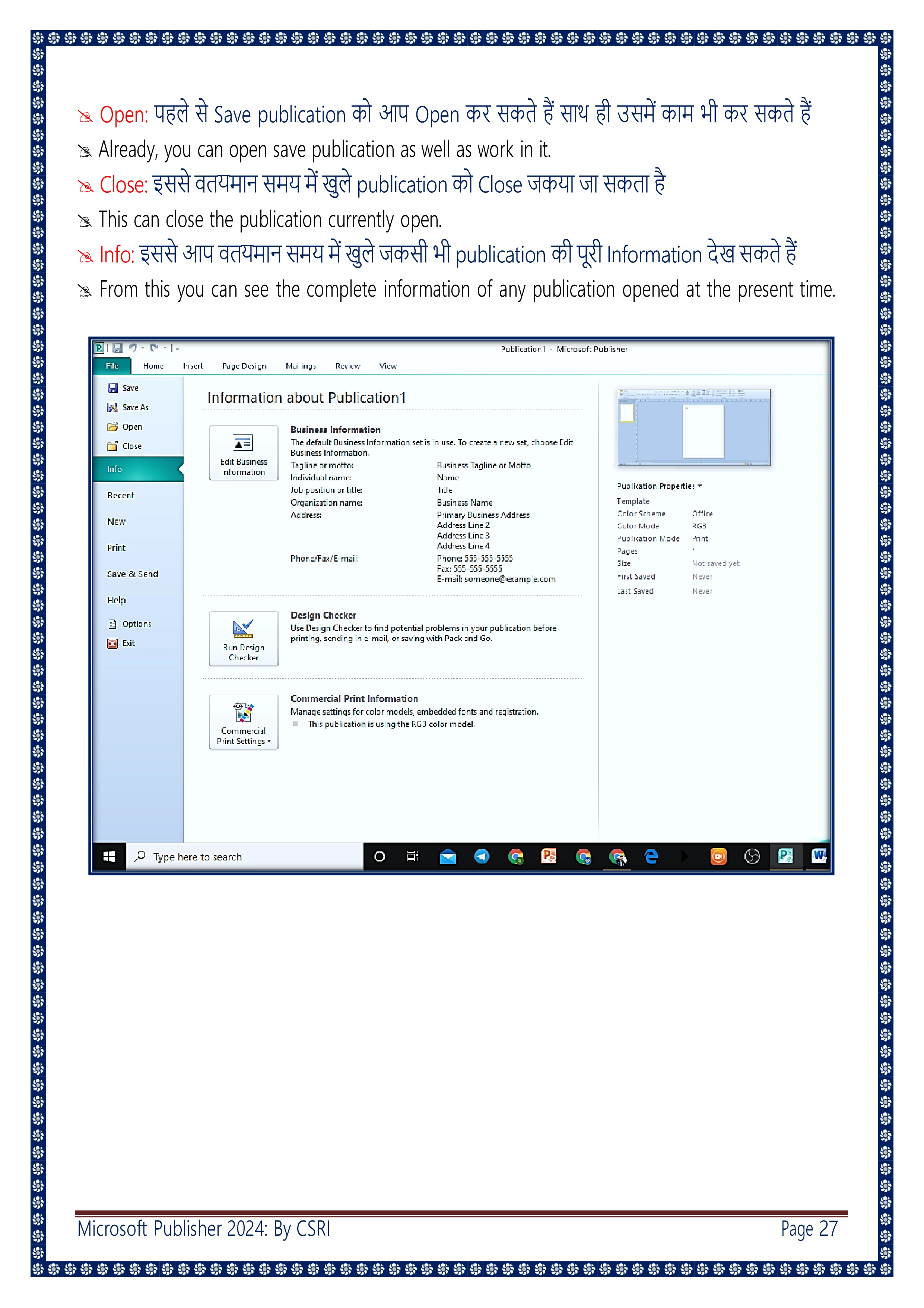 Computer Course Notes